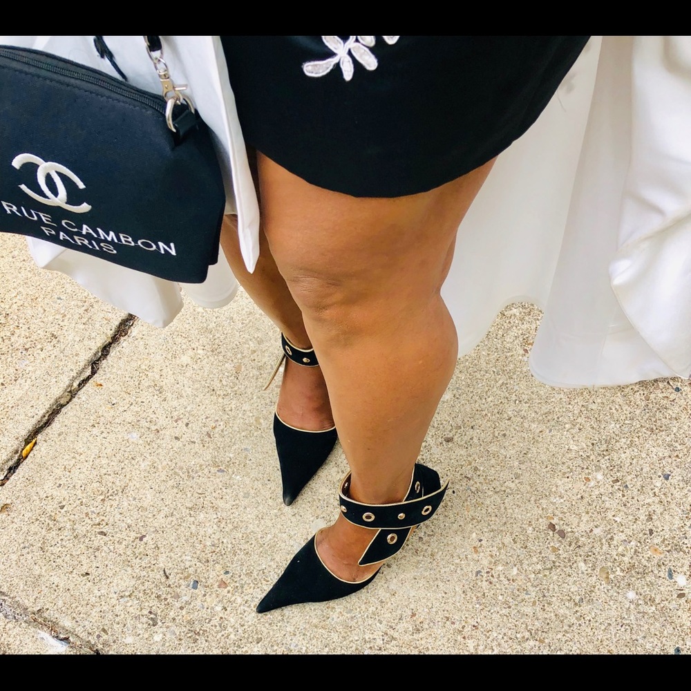Black heels